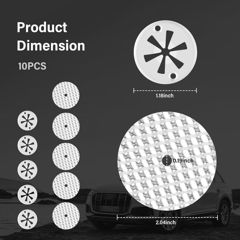 Figpade 5 Set Car Heat Shield Repair Kit with Washers,Exhaust Heat Shield Clips for Underbody,Professional Car Accessories Car Clips Replacement OEM Number 6715468,N90335004,N9033500 - Image 2